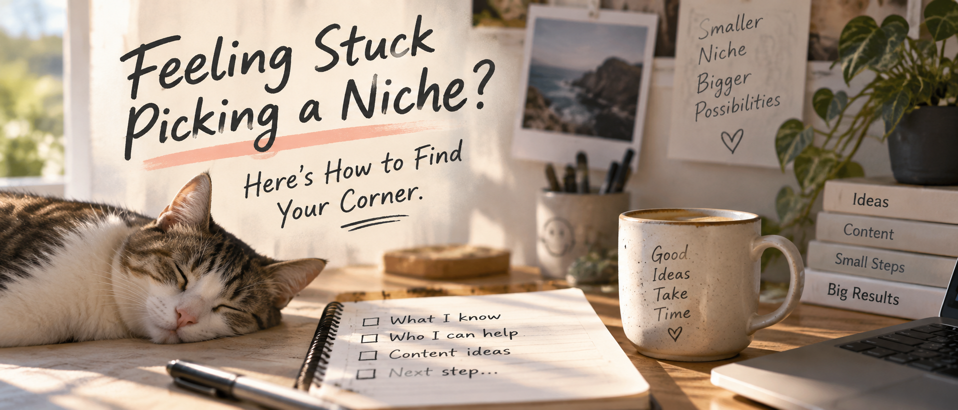 Feeling stuck picking a niche and finding your own corner