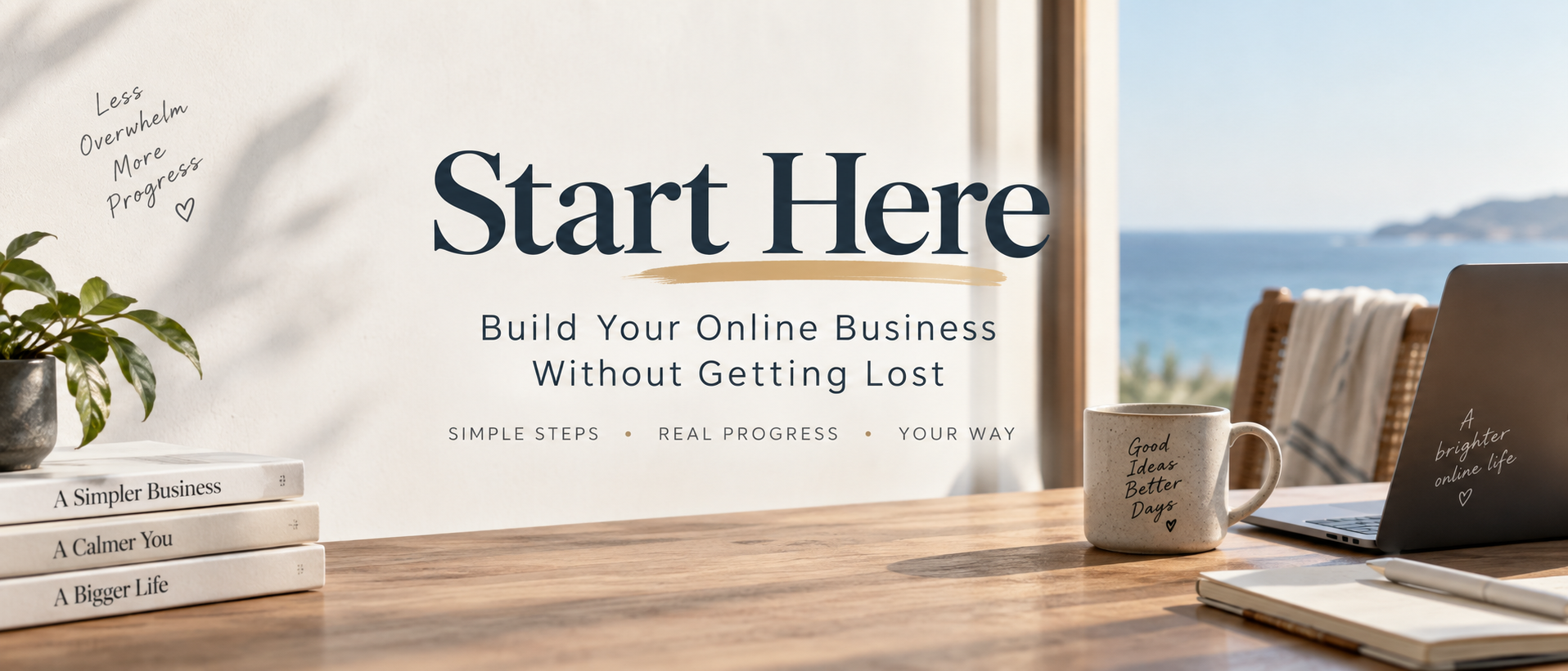 Start Here: Build Your Online Business Without Getting Lost