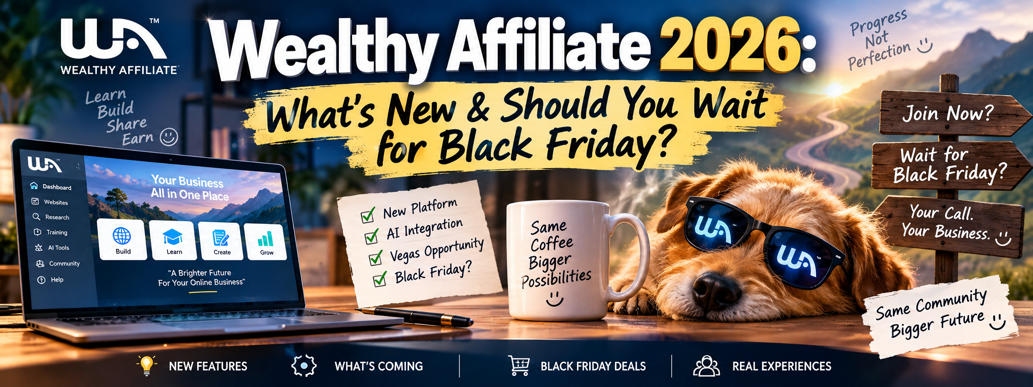 Wealthy Affiliate 2026 new platform and Black Friday